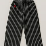 Pinstripe Wide Leg Trouser