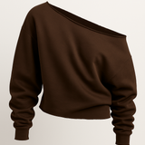 Club Babes Crewneck (brown/cream)