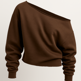 Club Babes Crewneck (brown/cream)