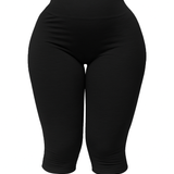 The Cotton Tummy Control Capri (olive)