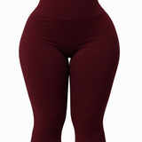 The Cotton Tummy Control Capri (gray)