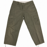 SAMPLE SALE Olive Cargo Cropped
