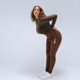 Signature Embroidered Tummy Control Legging