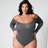 Long Sleeve Thong Bodysuit