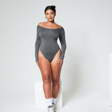 Long Sleeve Thong Bodysuit