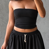 Cotton Tube in Black