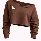 Club Babes Crewneck (brown/cream)