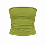 Cotton Tube in Moss Green