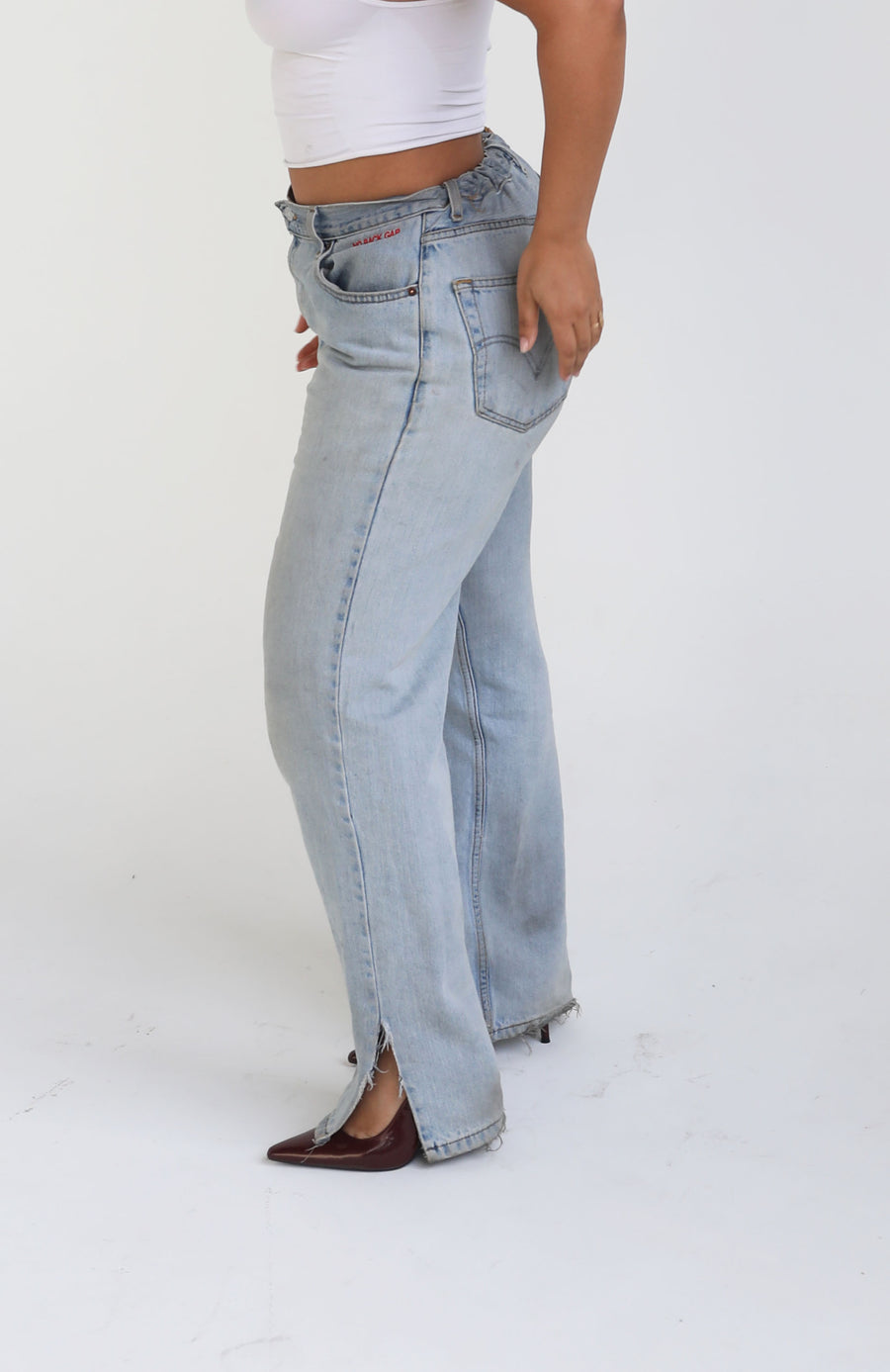 No Back Gap FLARE Jean ♻️