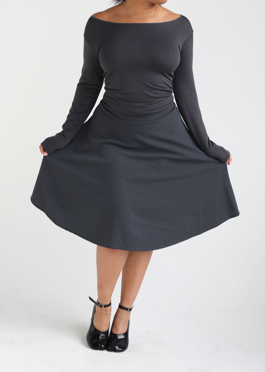 The A-line Midi Skirt