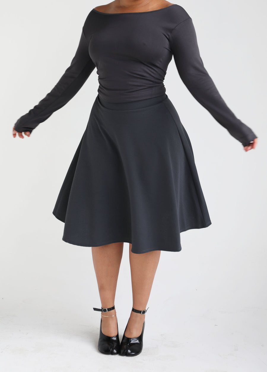 The A-line Midi Skirt