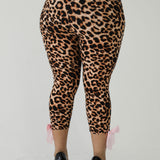 The Coquette Capri in Leopard (Pink)