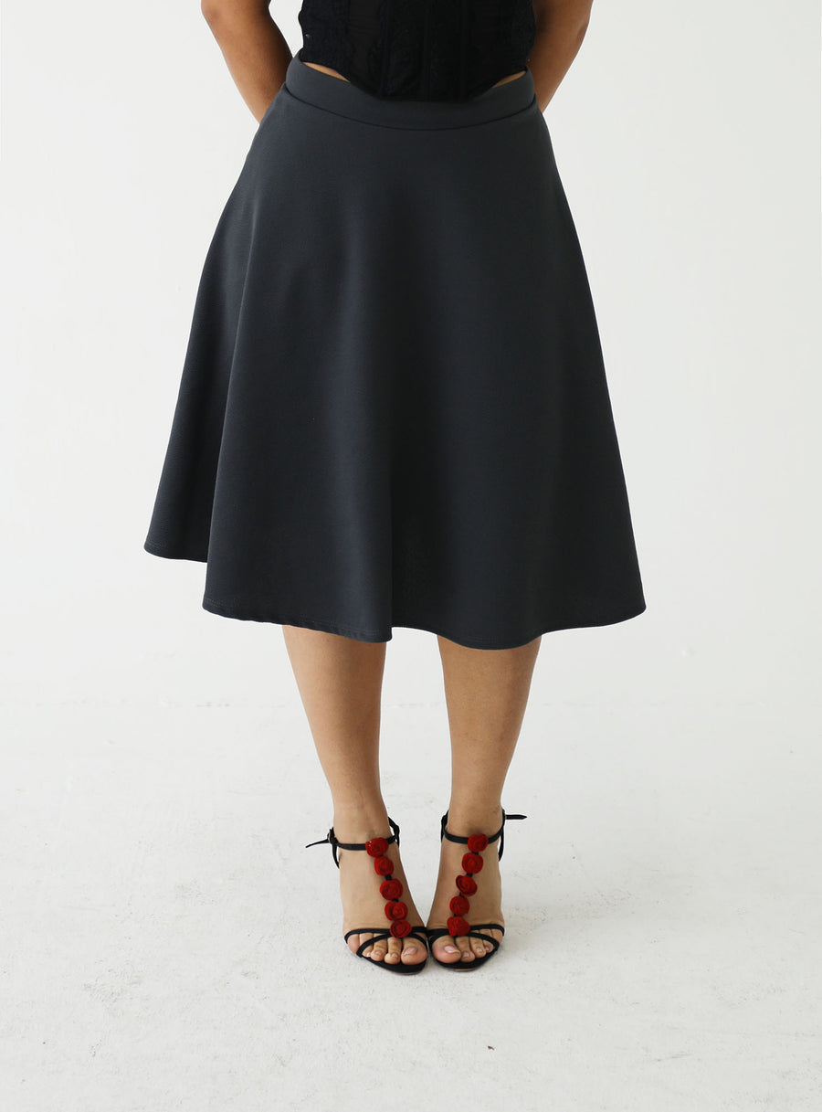 The A-line Midi Skirt