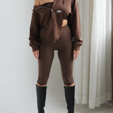 LA Winter Hoodie (chocolate)