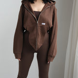 LA Winter Hoodie (chocolate)