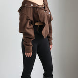 Corset LA Winter Hoodie (chocolate)