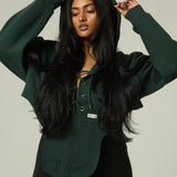 Corset LA Winter Hoodie (green)