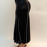 SAMPLE SALE Mermaid Skirt white seam