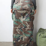 The Camo Long Skirt ♻️
