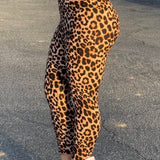 The Coquette Capri in Leopard (Pink)