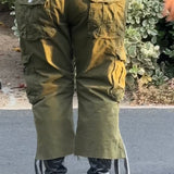 The Utility Cropped Cargo Capri Olive