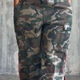 The Cropped Cargo Capri Red ♻️