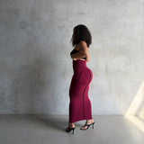 The Tummy Control Skirt in Wine