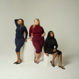 The Cotton Tummy Control Capri (black)