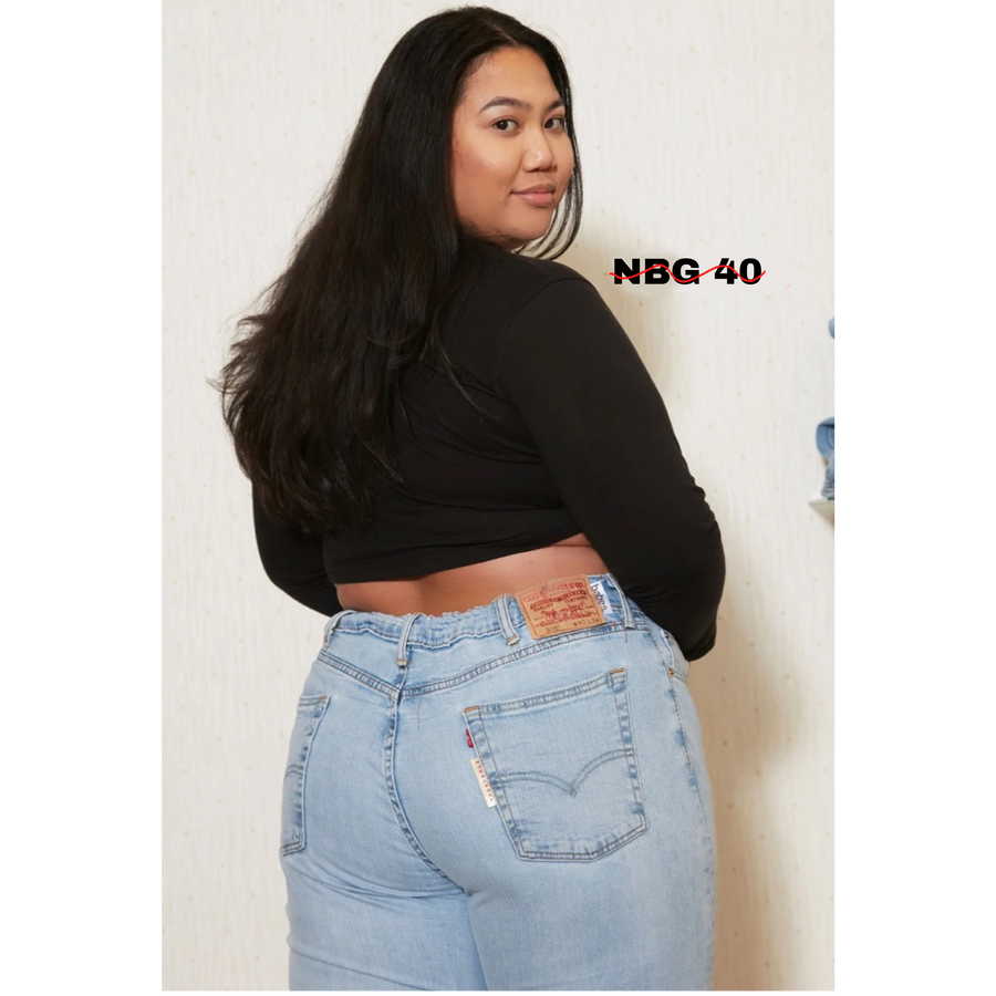 No Back Gap FLARE Jean ♻️