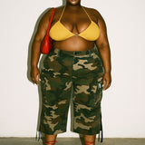 The Cropped Cargo Capri♻️