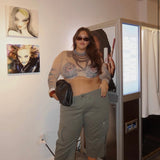 The Cropped Cargo Capri Olive