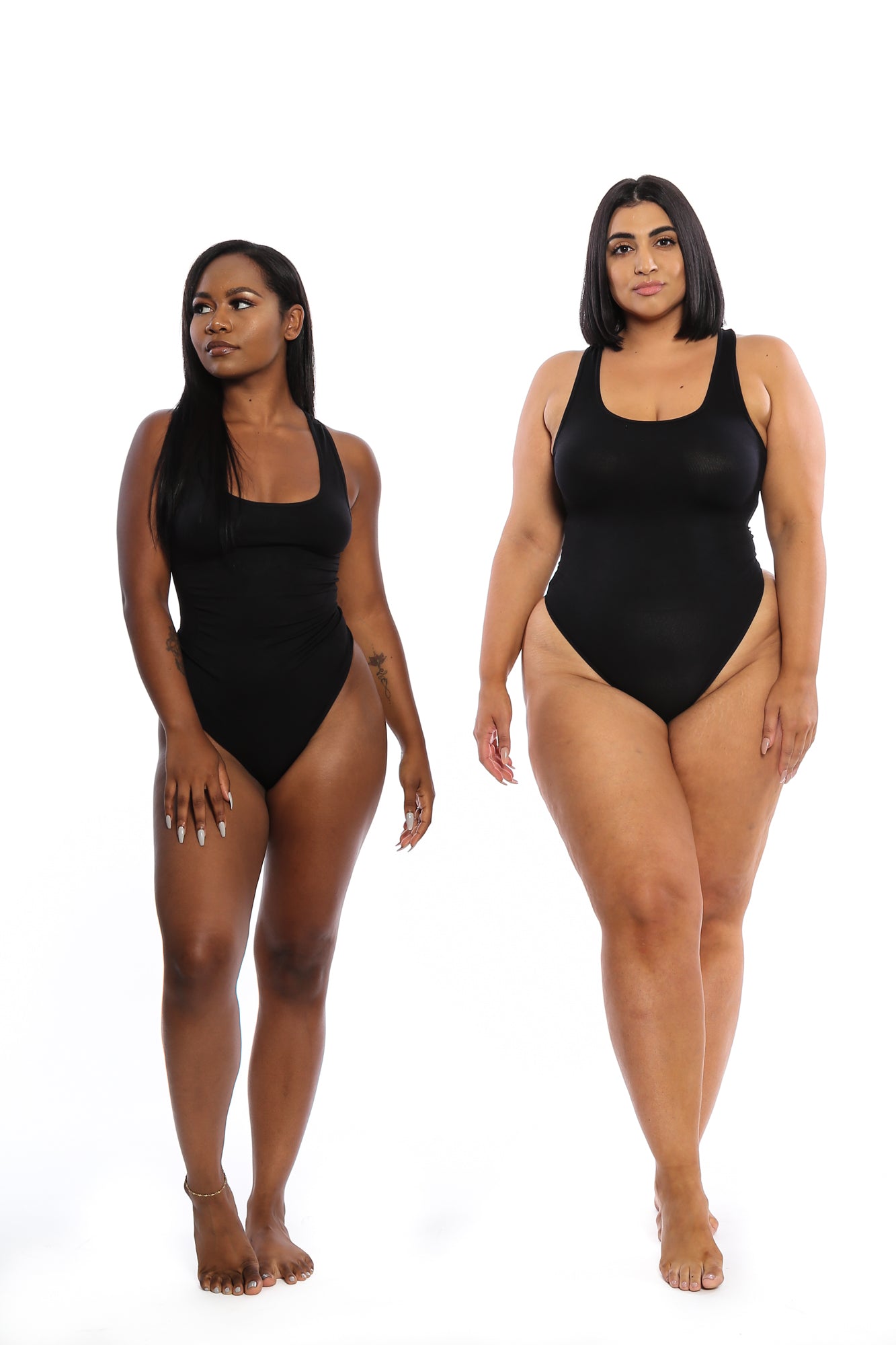 Black Body By Babes Thong Bodysuit w/ Tummy Control - Babes And Felines | Specializing in Fashionable Staple Pieces for Every Shape and Size (8328497543)