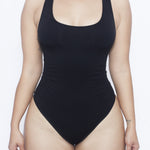 Black Body By Babes Thong Bodysuit w/ Tummy Control - Babes And Felines | Specializing in Fashionable Staple Pieces for Every Shape and Size (8328497543)