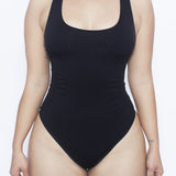 Black Body By Babes Thong Bodysuit w/ Tummy Control - Babes And Felines | Specializing in Fashionable Staple Pieces for Every Shape and Size (8328497543)