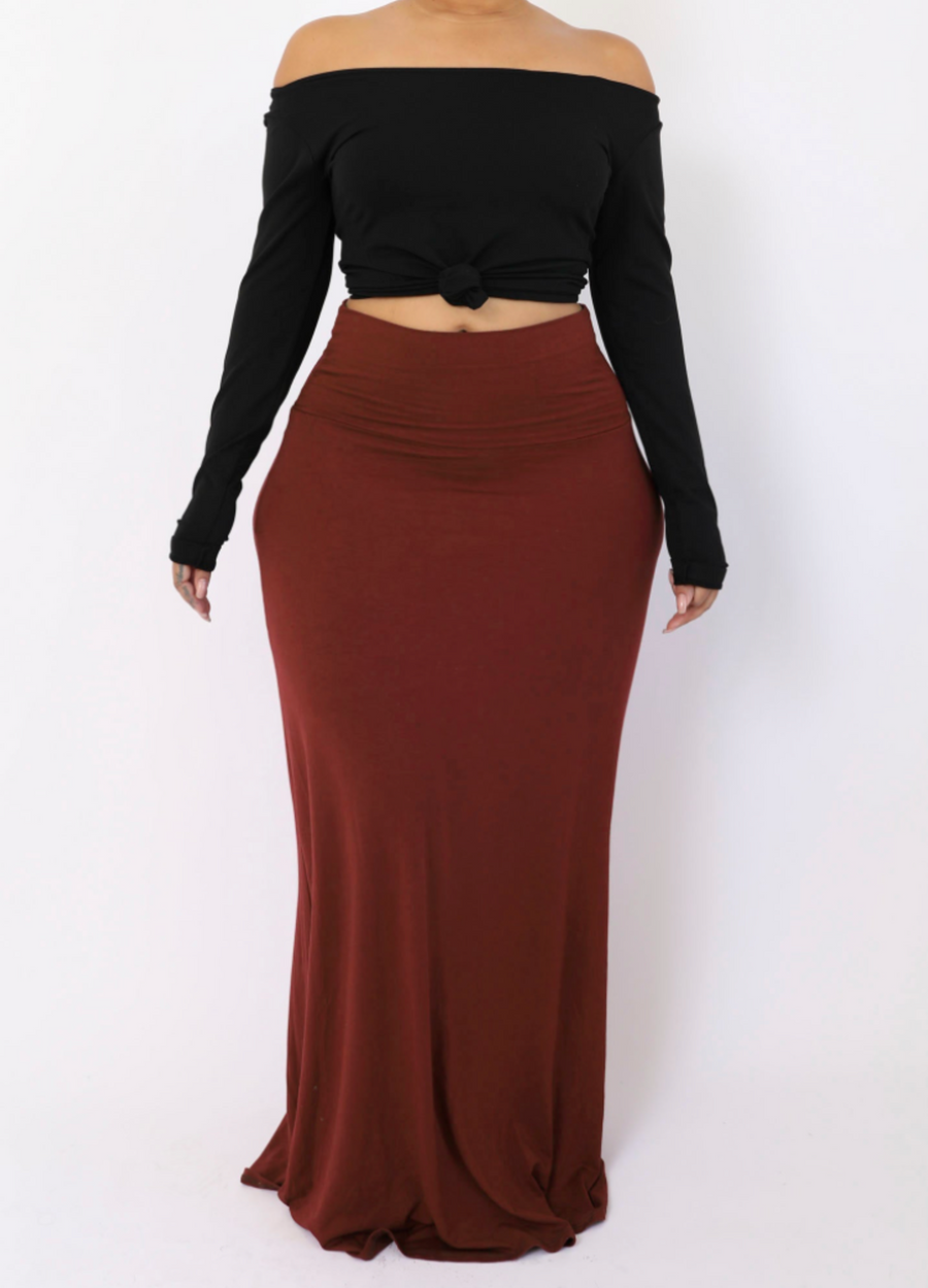 Stretch Maxi Skirt
