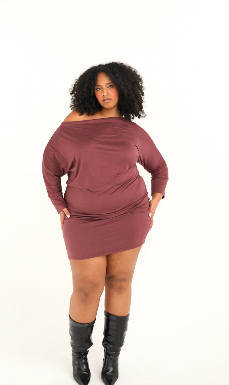 Babe Off Shoulder Dress