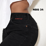 Black No Back Gap FLARE Jean ♻️