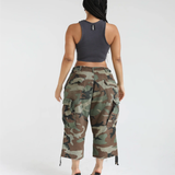 The Cropped Cargo Capri♻️