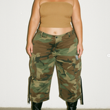 The Cropped Cargo Capri♻️