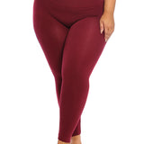 The Yoga Tummy Control Legging (burgundy)