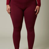 The Cotton Tummy Control Legging (gray)