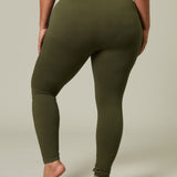 The Cotton Tummy Control Legging (olive)