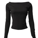 Backless LS Top