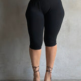 The Tummy Control Capri (burgundy)