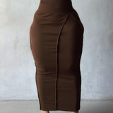 The Tummy Control Skirt in Gray