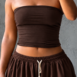 Cotton Tube in Chocolate Brown