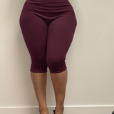The Cotton Tummy Control Capri (chocolate)