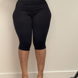 The Cotton Tummy Control Capri (olive)