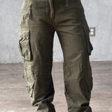The Cargo Flare in Olive