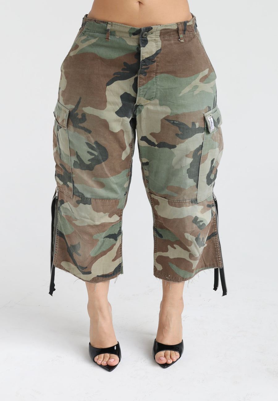 The Cropped Cargo Capri♻️